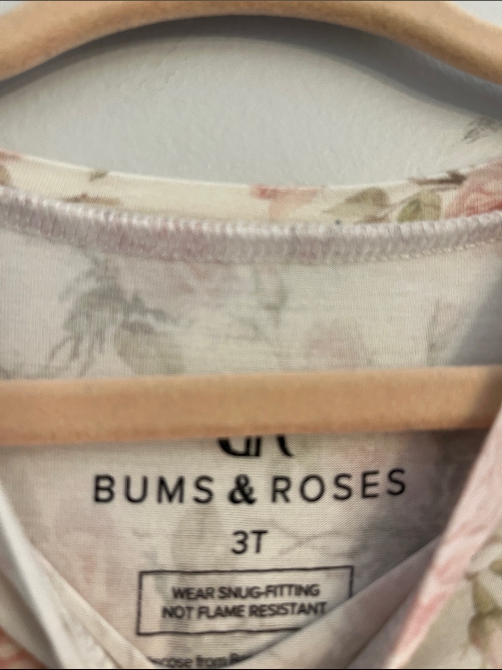 Bums & Roses Timeless Trellis  Outfit Set 3T - Picture 2 of 3